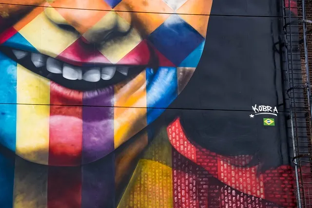 Mural de Arte por Eduardo Kobra