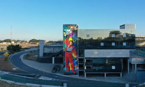 Mural Ayrton Senna Superacao de Eduardo Kobra 2020