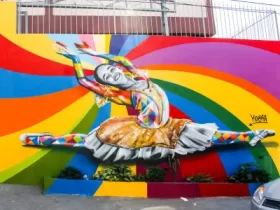 Mural Bailarina de Eduardo Kobra 2015