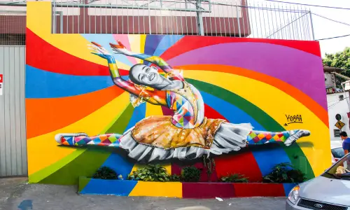 Mural Bailarina de Eduardo Kobra 2015