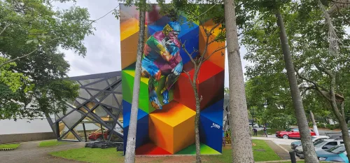 Mural O Pensador de Eduardo Kobra 2023