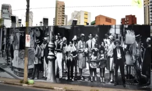 Mural Paulistanos do Passado de Eduardo Kobra 2011