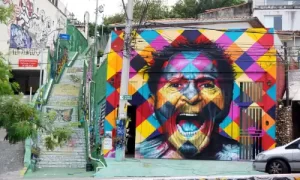 Mural Tom Ze de Eduardo Kobra de 2016