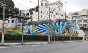 Mural Viver Reviver Ousar de Eduardo Kobra 2013